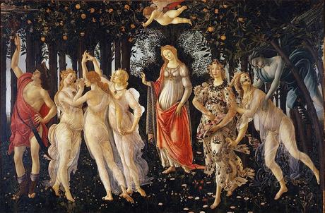 Schema per il punto croce: La Primavera del Botticelli