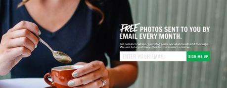 Death to the Stock Photo: una email mensile con immagini gratis di alta qualità