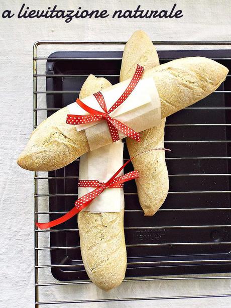 Baguettes semplici a lievitazione naturale