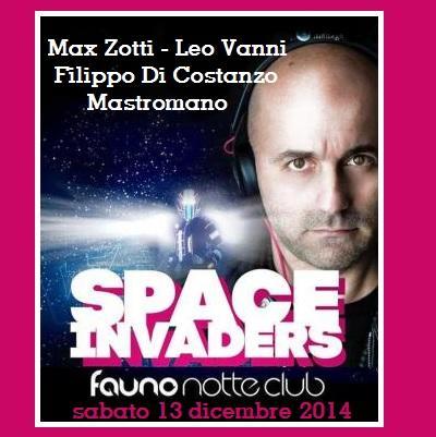 Sabato 13 dicembre 2014 - Space Invaders @ Fauno Notte (Sorrento, Na).