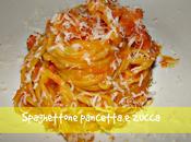 Spaghettone pancetta zucca!!