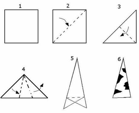 How to make home-made paper snowflakes / Come realizzare i fiocchi di neve di carta
