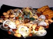 Insalata fagioli misto funghi cipolla profumo aceto balsamico