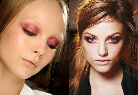 trucco occhi marsala