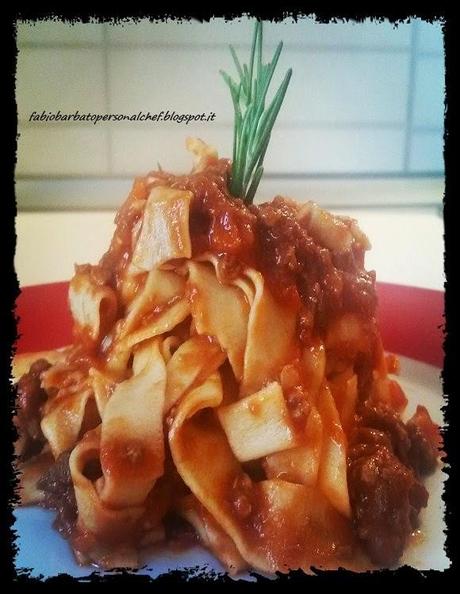 Pappardelle al Ragù di Capriolo