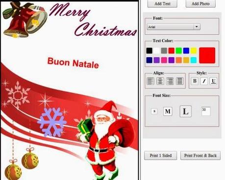 Printable Christmas Cards: cartoline di Natale da personalizzare, stampare e inviare