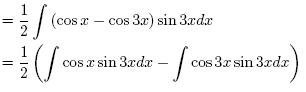 integrale indefinito,  funzioni trigonometriche, formule di Werner