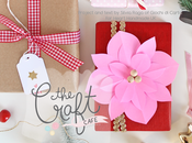 Paper poinsettia {tag along Christmas blog hop}