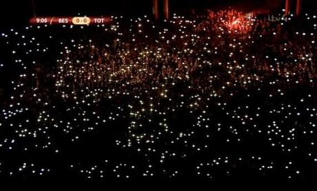 (VIDEO)Beşiktaş Tottenham blackout - Light up your passion - #thisisfootball