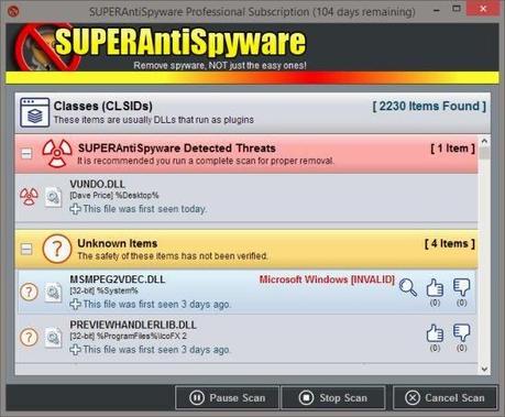 SuperAntiSpyware: Antimalware gratuito