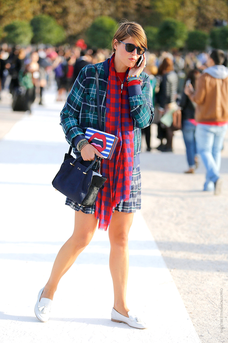 In the Street...Tartan mania: the timeless fashion of the Scottish fabric always trendy...For vogue.it