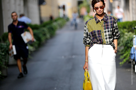 In the Street...Tartan mania: the timeless fashion of the Scottish fabric always trendy...For vogue.it