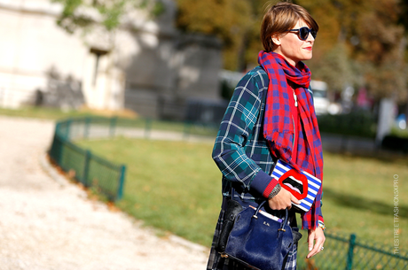 In the Street...Tartan mania: the timeless fashion of the Scottish fabric always trendy...For vogue.it