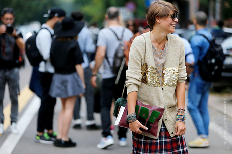 In the Street...Tartan mania: the timeless fashion of the Scottish fabric always trendy...For vogue.it