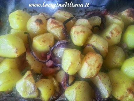 Patate Novelle con Pancetta e Cipolle