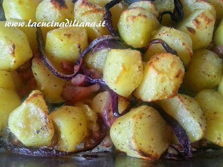 Patate Novelle con Pancetta e Cipolle