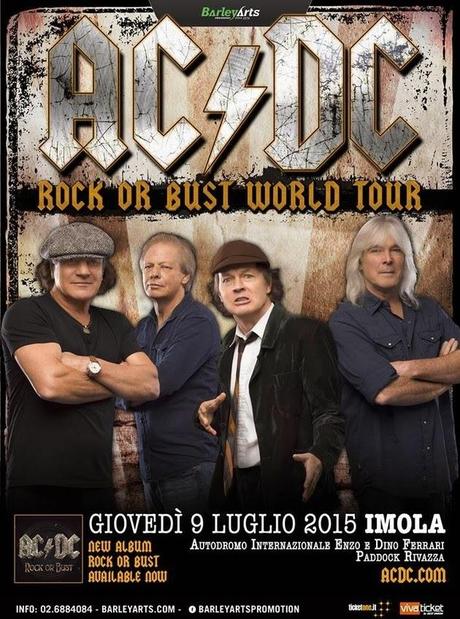 ac/dc - italia - imola - 9 luglio 2015 - Autodromo Ferrari