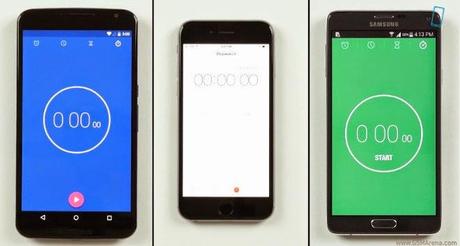 Samsung Galaxy Note 4 vs iPhone 6 vs Motorola Nexus 6: test di velocità