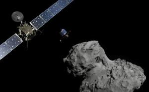 LA SONDA ROSETTA CON IL ROBOT PHILAE