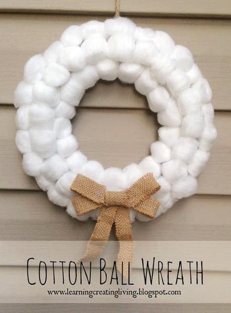 ghirlanda-di-batuffoli-di-cotone-Natale---Cotton-Ball-Wreath
