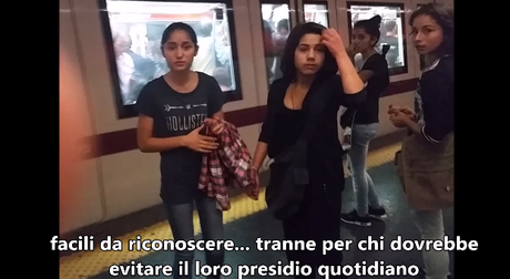 Video. Ladri in metropolitana. Barberini continua ad essere presidiata da un esercito di adolescenti. Situazione penosa