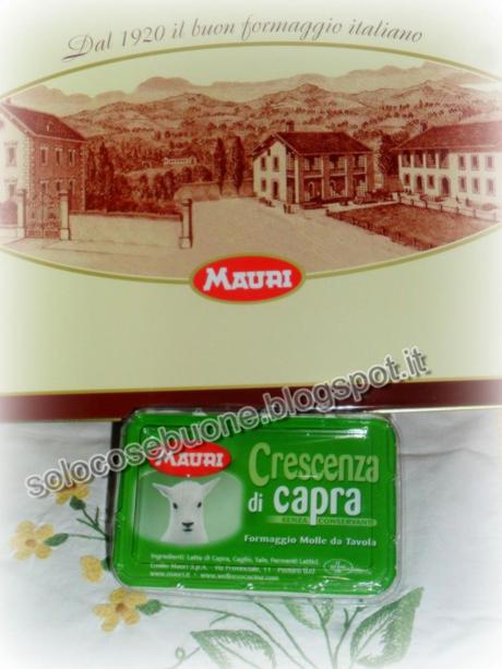 Crescenza di capra con  pere e noci