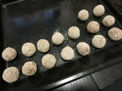 polpette sulla teglia