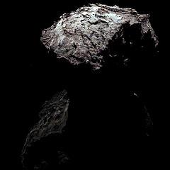 67P Rosetta NavCam 30 October 2014 - Image: ESA/Rosetta/NAVCAM, CC BY-SA IGO 3.0 - Processing: 2di7 & titanio44, CC BY-SA IGO 3.0