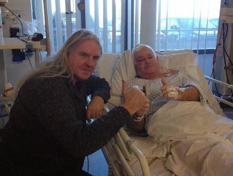 Nigel Glockler - Biff Byford - hospital