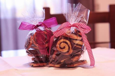 #Christmasgift - Girelle bicolore al cioccolato