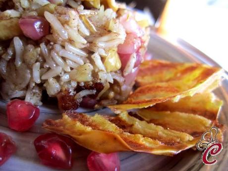 50 sfumature di .... mela: piccante di basmati integrale affumicato con mela e melagrana