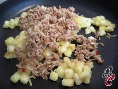 50 sfumature di .... mela: piccante di basmati integrale affumicato con mela e melagrana