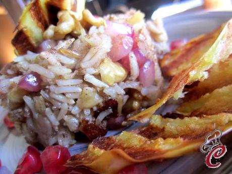 50 sfumature di .... mela: piccante di basmati integrale affumicato con mela e melagrana