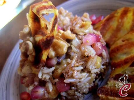 50 sfumature di .... mela: piccante di basmati integrale affumicato con mela e melagrana