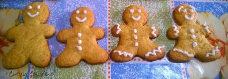 Bscotti di Pan di Zenzero - Gingerbread cookies (Biscotti natalizzi)