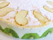 Bavarese mele kiwi