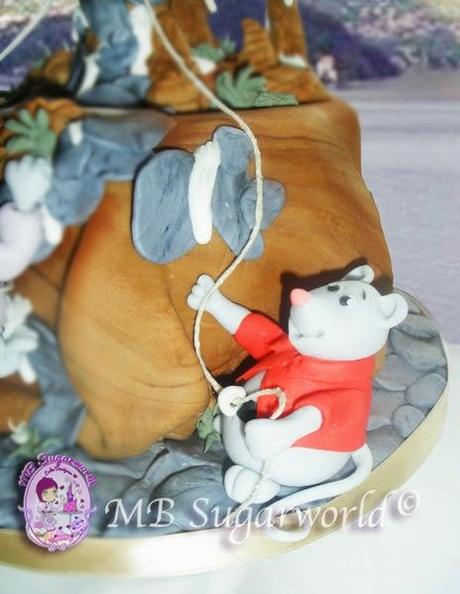 Mice Rock climbers cake