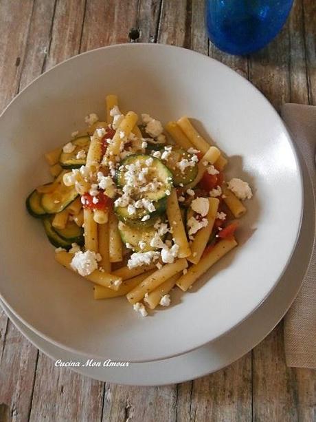 Sedanini con Zucchine e Feta