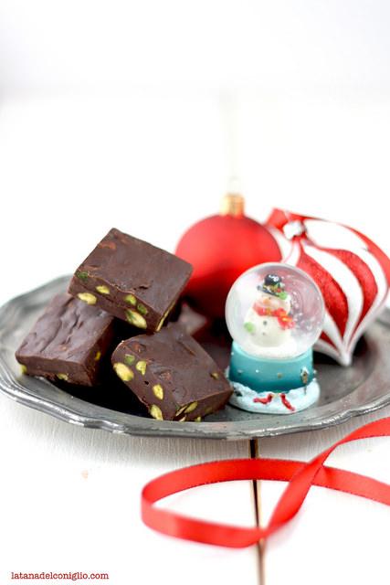 fudge al cioccolato fondente e pistacchi6