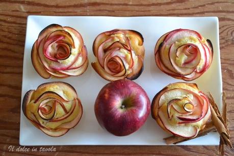 Muffin rose di mela