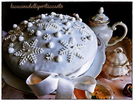 Torta Cristalli di Neve / Cake Snow Crystals