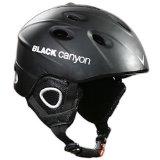 Black Canyon - Zermatt, Casco da sci, colore: Nero opaco, Nero, XL (59 cm)