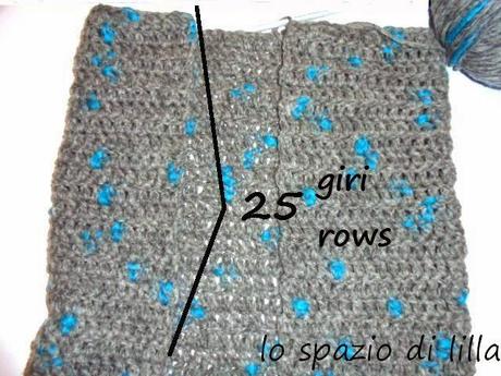 Voglia di colore? Coprispalle crochet con cappuccio con Saetta di Adriafil / Wishing colours? Crochet hooded capelet with Saetta by Adriafil. Free pattern