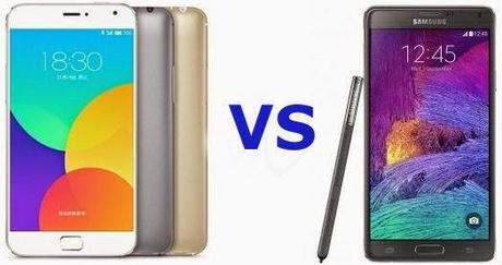 Samsung Galaxy Note 4 vs Meizu MX4 Pro: video confronto in italiano