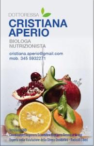 Cristiana Aperio Biologa Nutrizionista