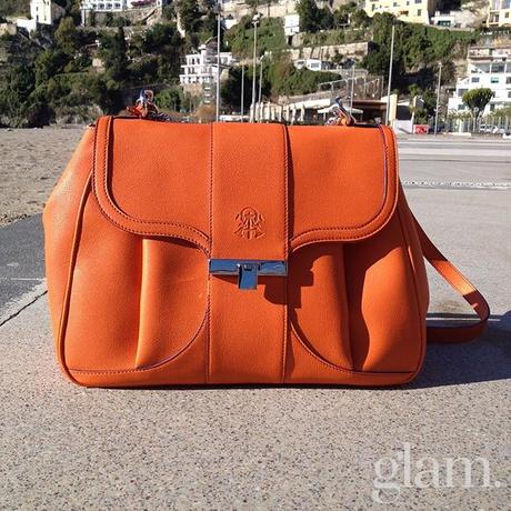 borsa aleph arancio