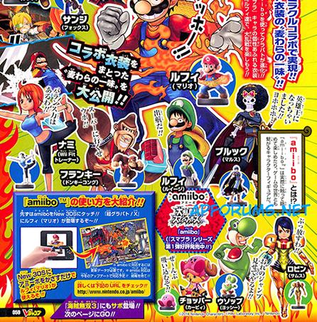 Altri costumi sbloccabili con gli amiibo in One Piece: Super Grand Battle! X