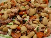 Insalata moscardini, fagioli bianchi Spagna pomodorini