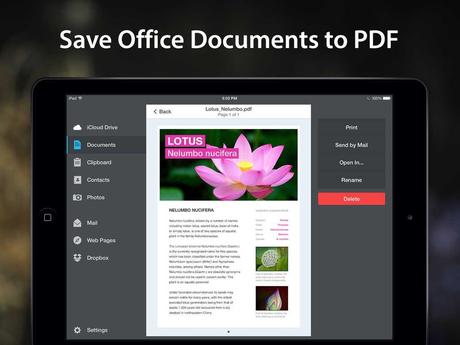 PDF Converter per convertire documenti in PDF su iPhone e iPad. Codici gratuiti