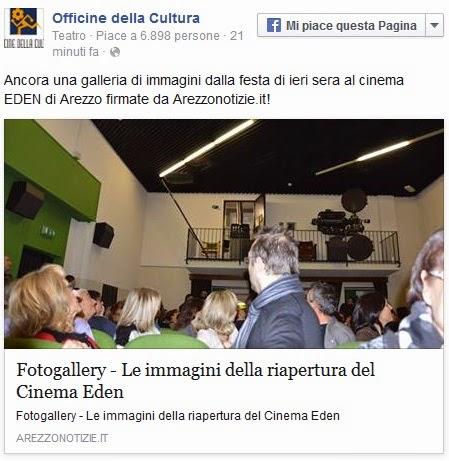 Memoria per immagini di una gran bella festa: il cinema!